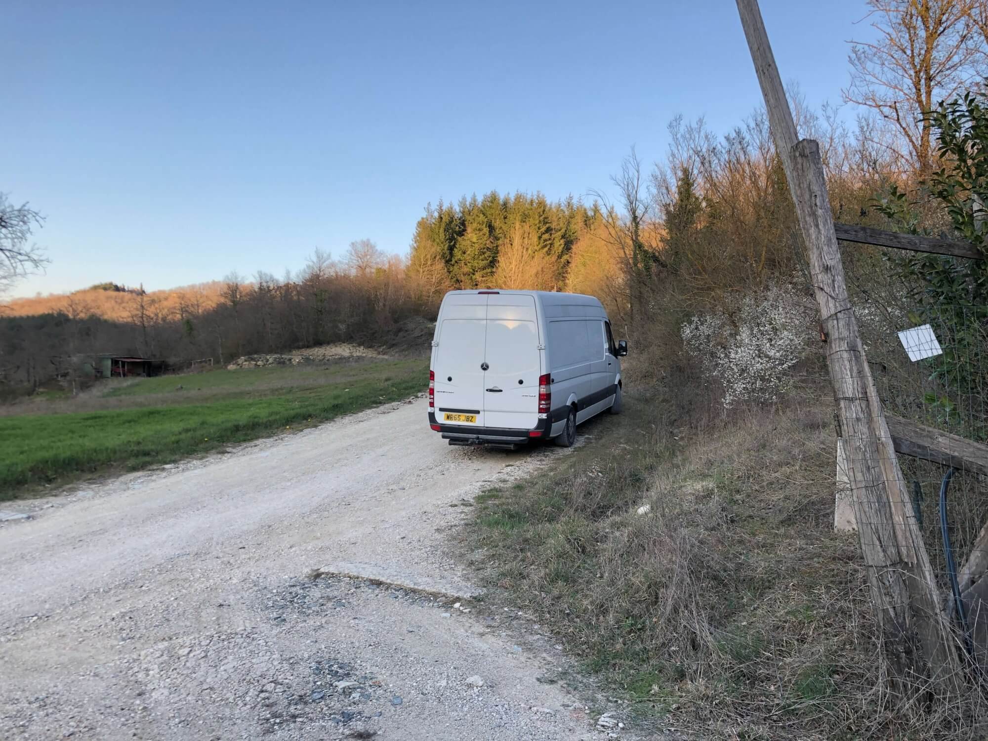 Van Load to Umbria, Italy