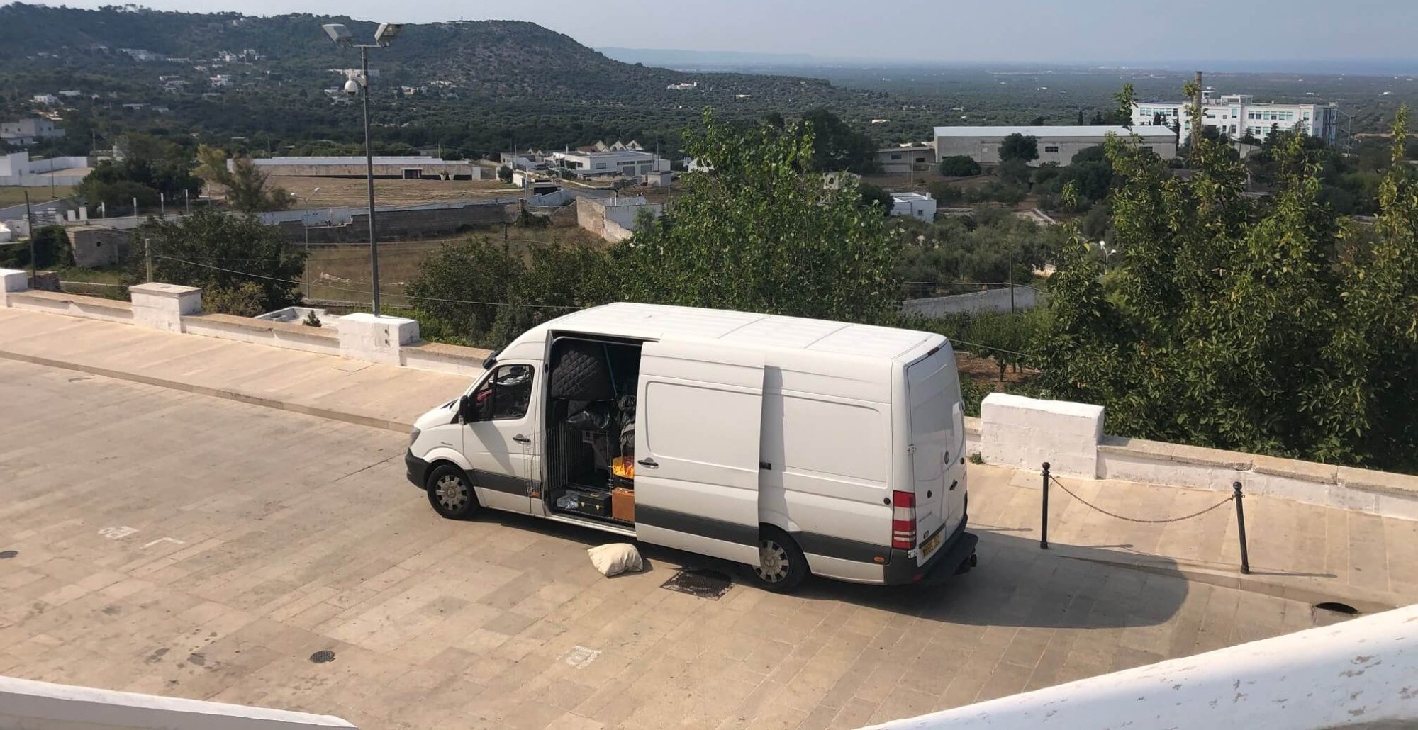 Transport to Puglia, Italy