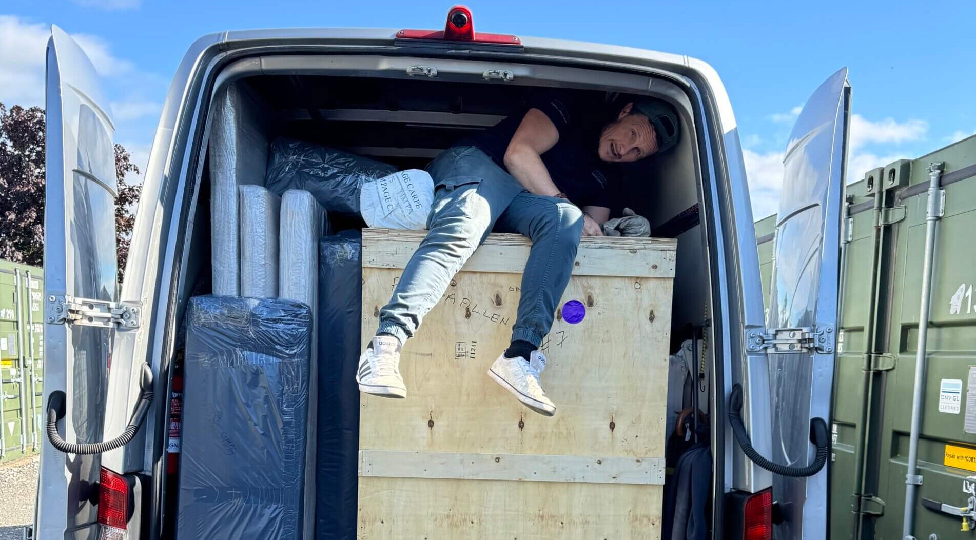 Van load to Umbria, Italy