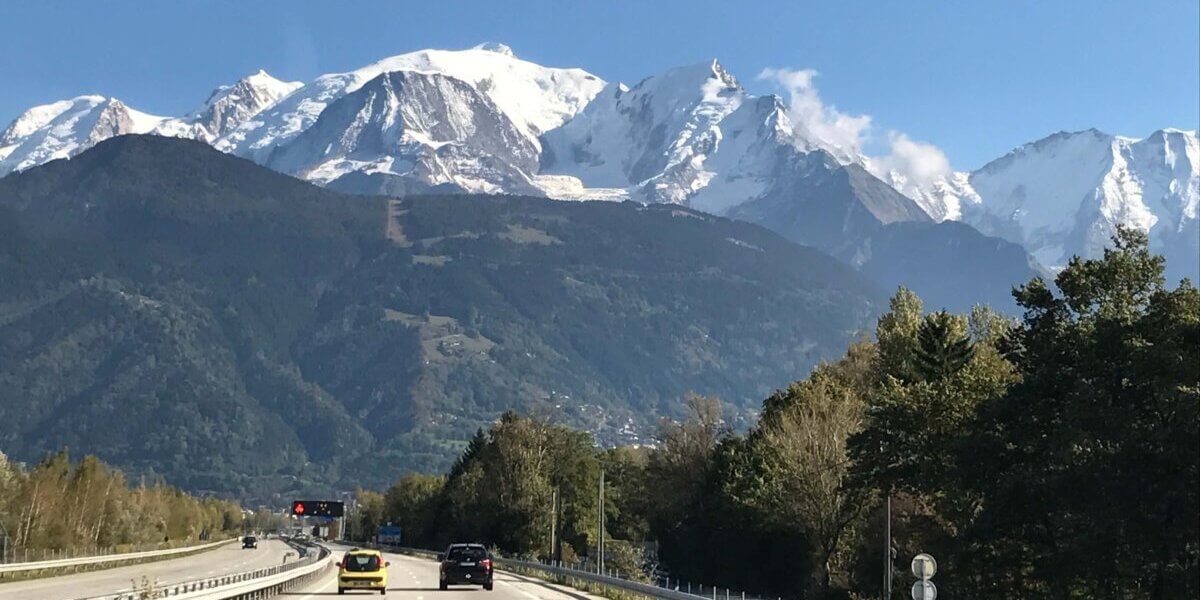 Transport through Mont Blanc
